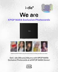 I-dle "We Are" Kpop Nara Lucky Draw