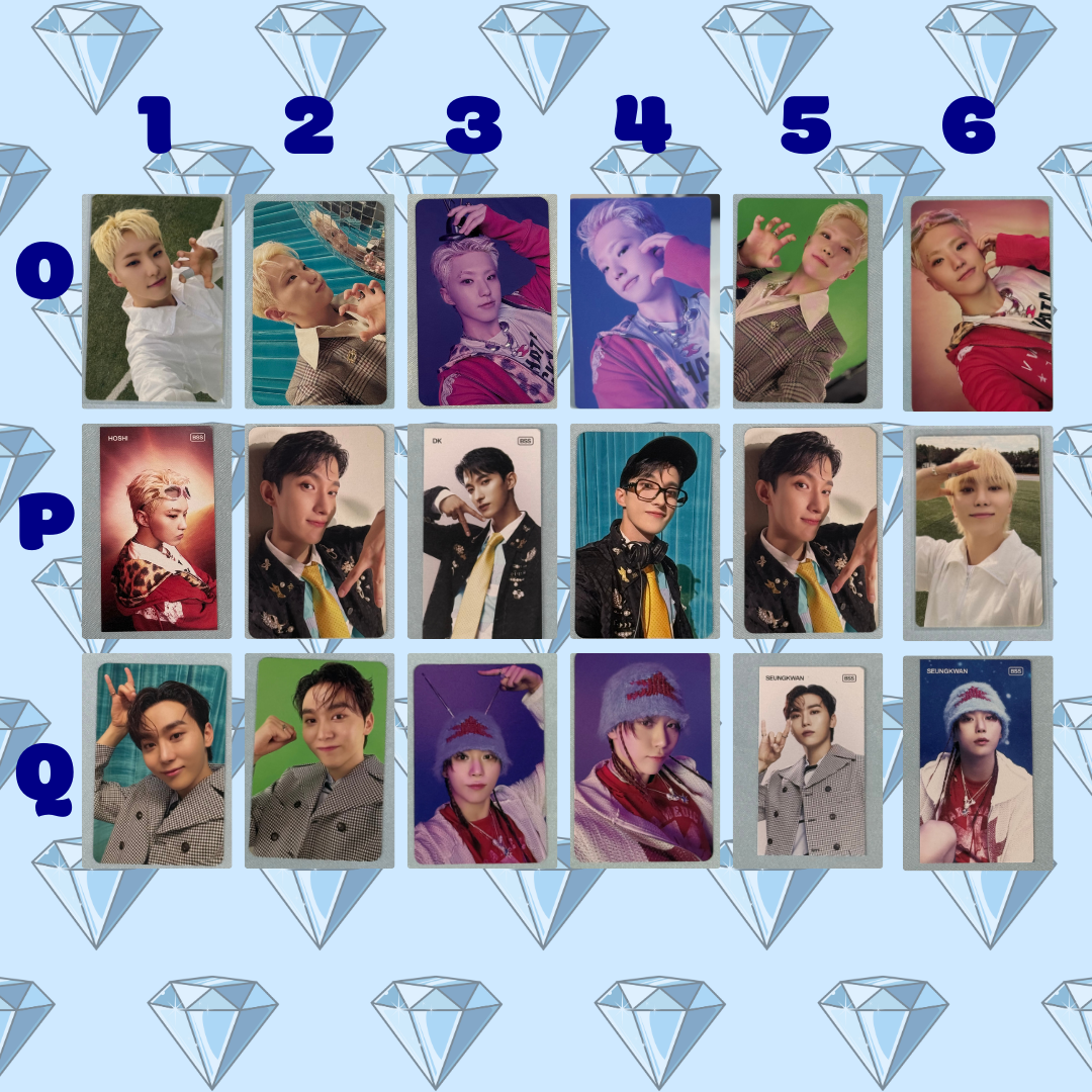 SEVENTEEN Photocards