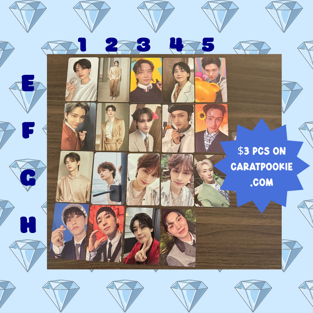 SEVENTEEN Photocards